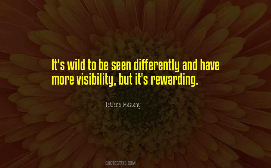 Quotes About Visibility #1750250