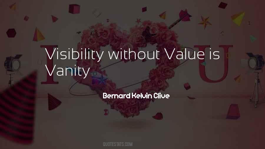 Quotes About Visibility #568107