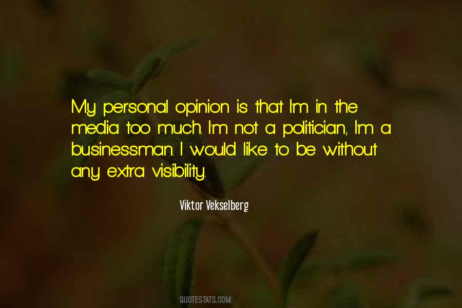 Quotes About Visibility #966924