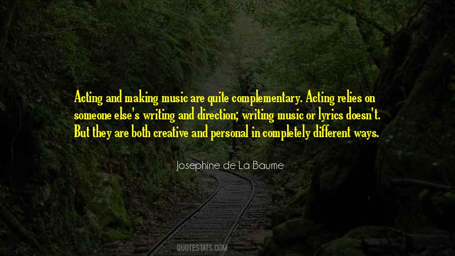 Quotes About Writing Music #1068047