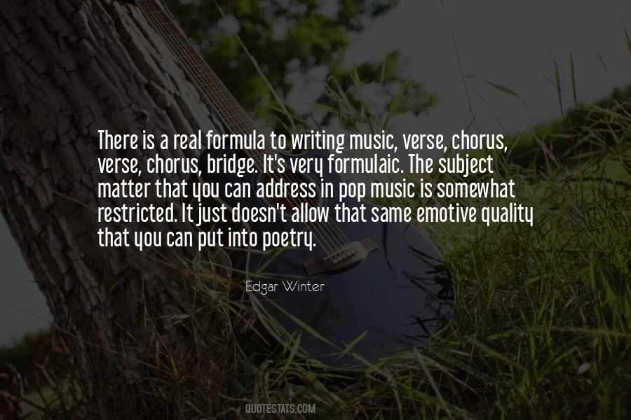 Quotes About Writing Music #1086354