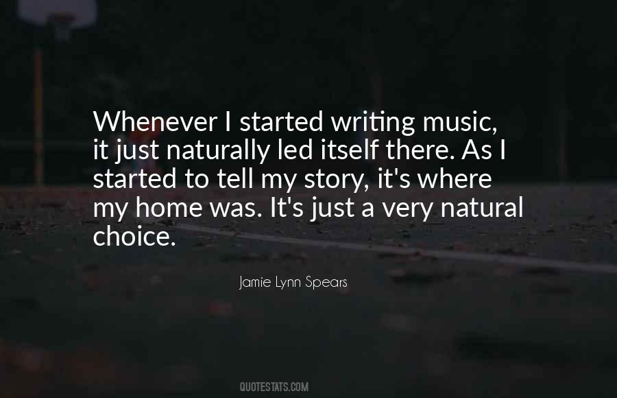 Quotes About Writing Music #111562