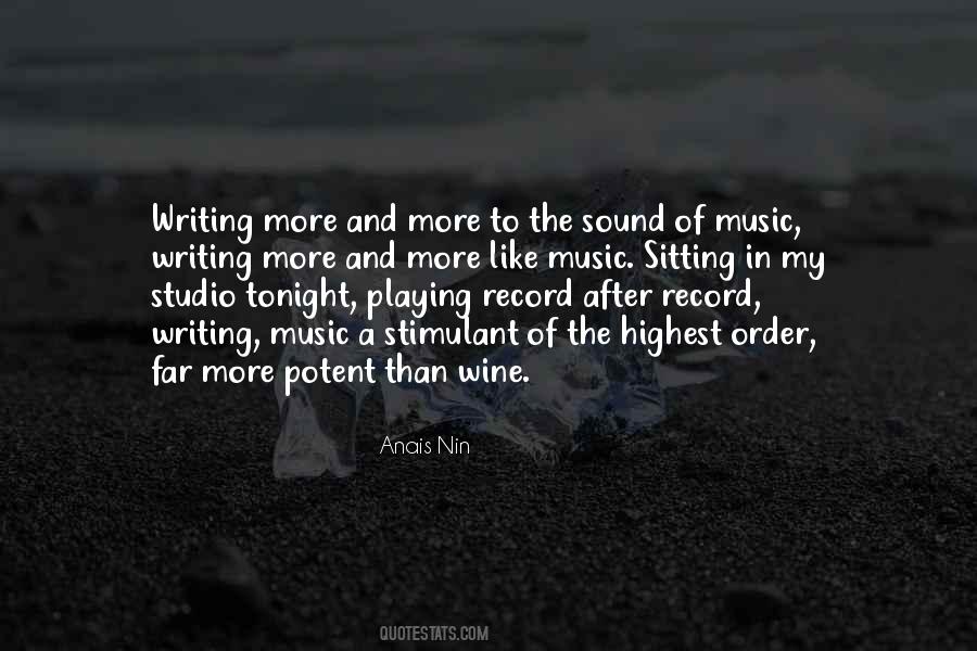 Quotes About Writing Music #130336