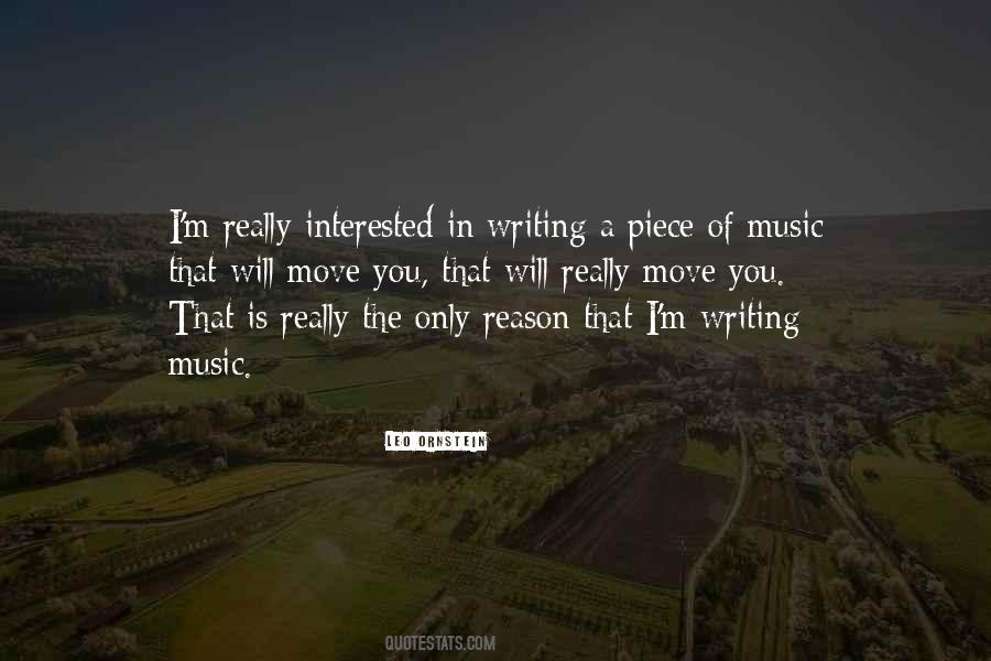 Quotes About Writing Music #1504098