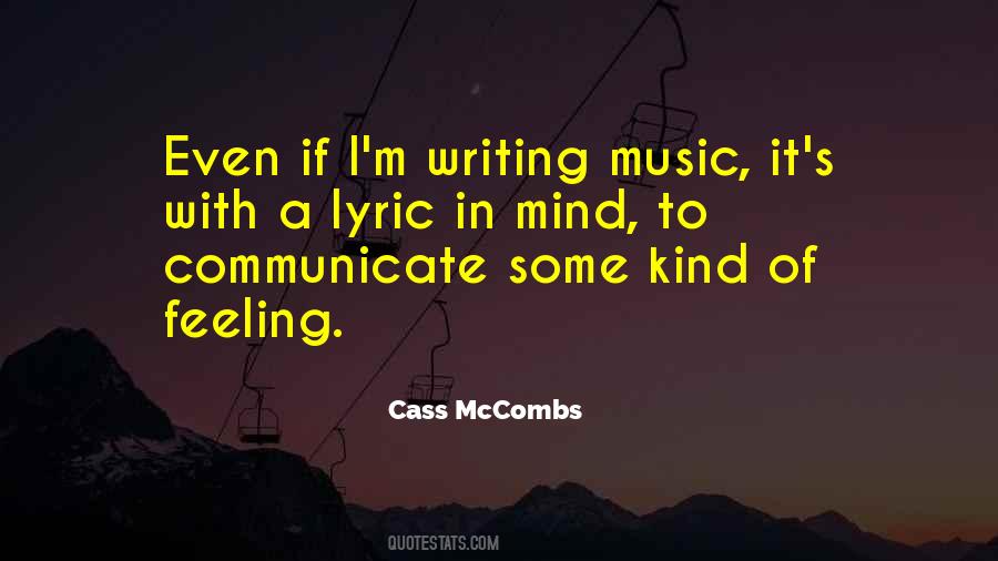 Quotes About Writing Music #1721725