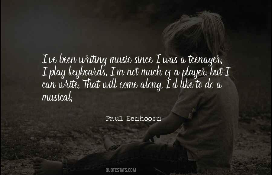 Quotes About Writing Music #1779102