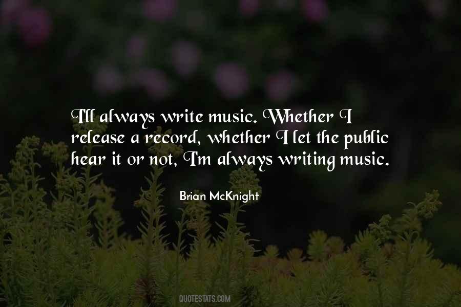 Quotes About Writing Music #1793712