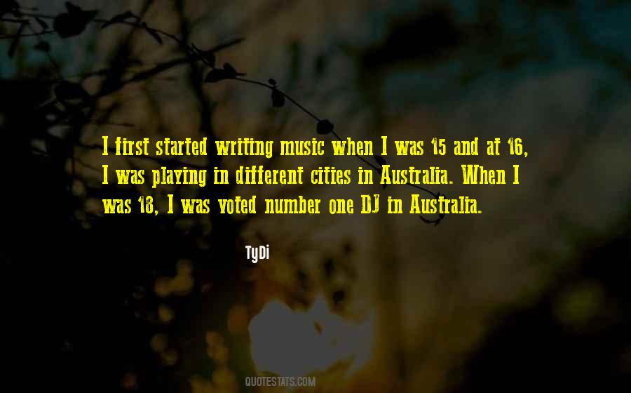 Quotes About Writing Music #205609