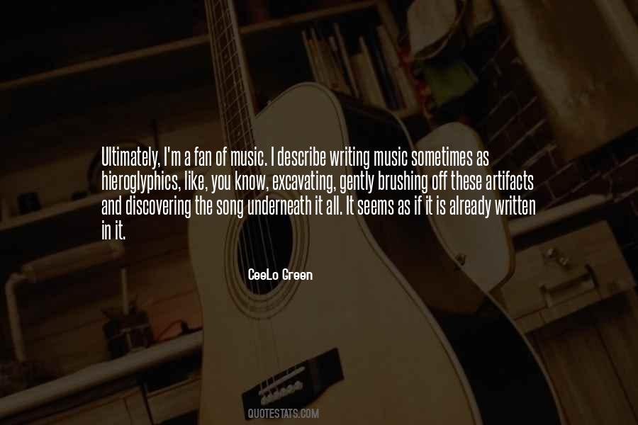 Quotes About Writing Music #905802