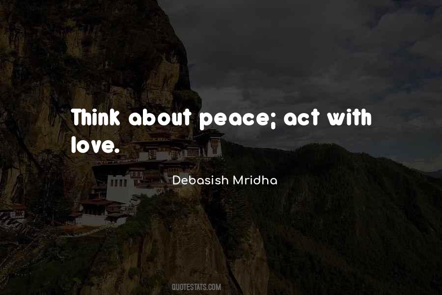 Act With Love Quotes #958773