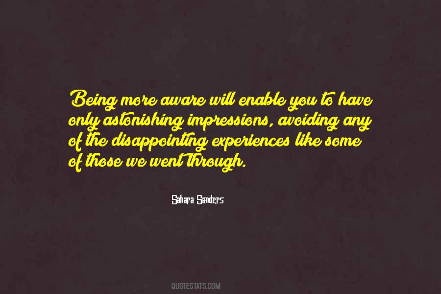 Quotes About Disappointing Others #5420