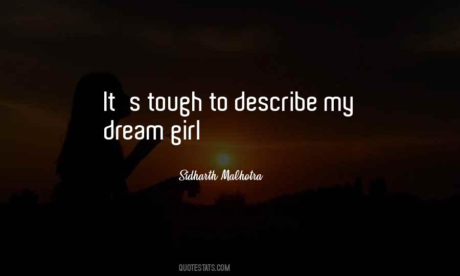 Quotes About Tough Girl #1777806