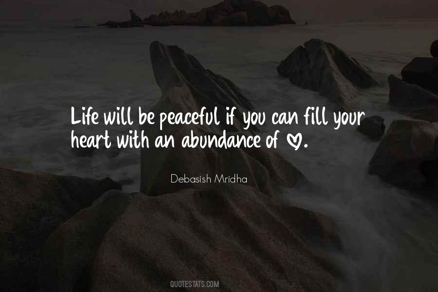 Quotes About Peaceful Heart #257061