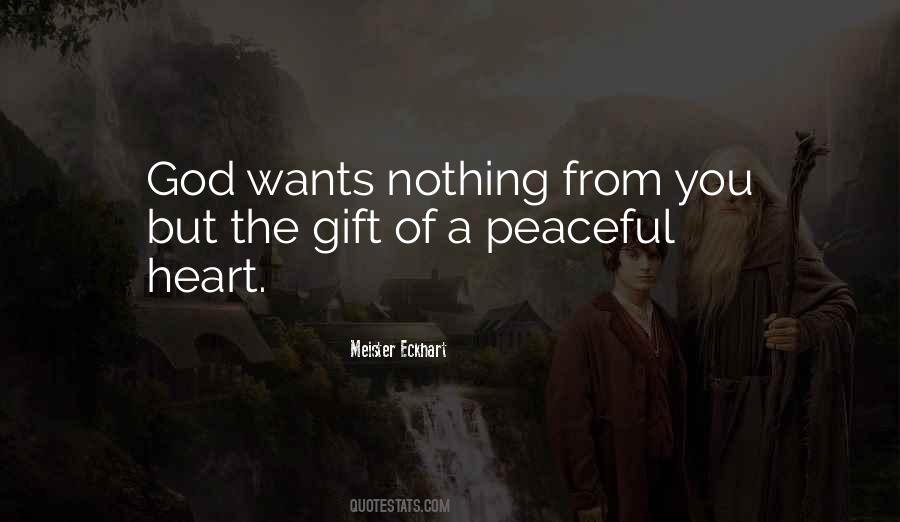 Quotes About Peaceful Heart #93141