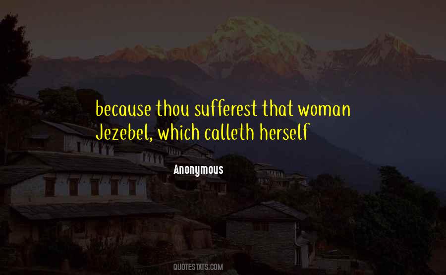 Quotes About Jezebel #1121189