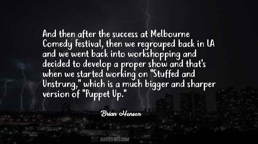 Quotes About Melbourne #1069538