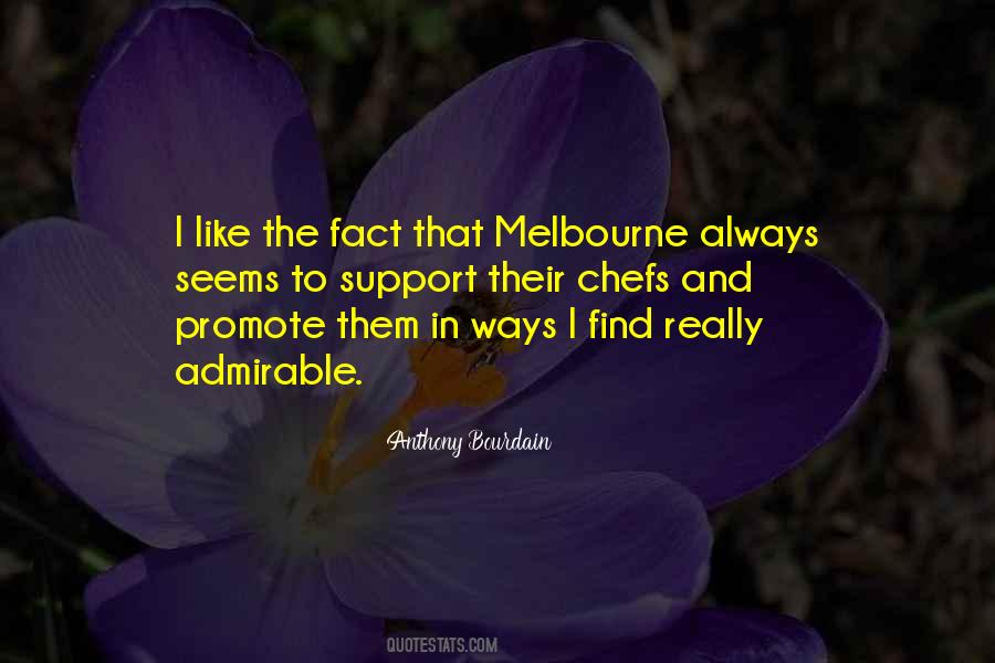 Quotes About Melbourne #1102449