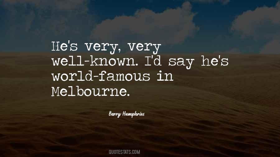 Quotes About Melbourne #1826270