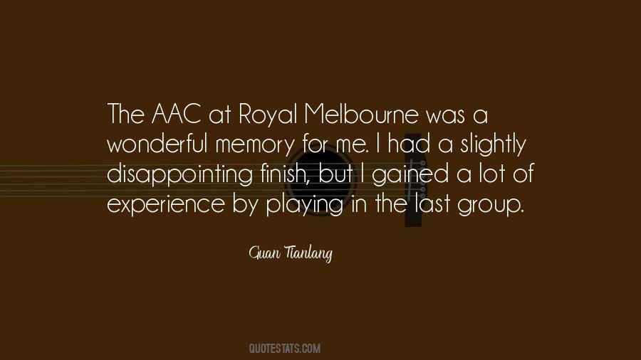 Quotes About Melbourne #502308