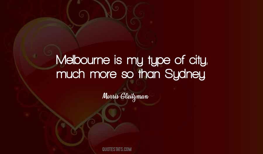 Quotes About Melbourne #859332