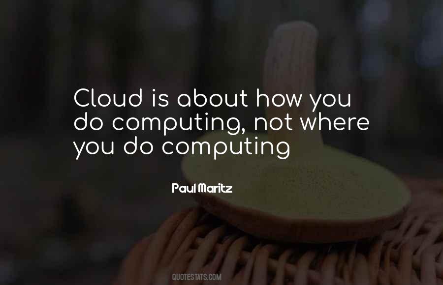 Quotes About Computing #186716