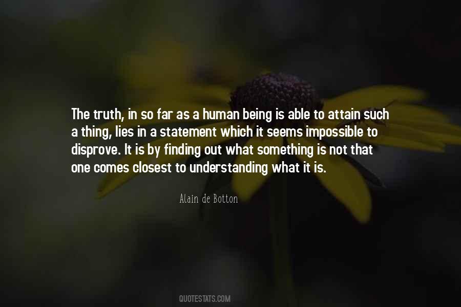 Quotes About Understanding The Truth #170524