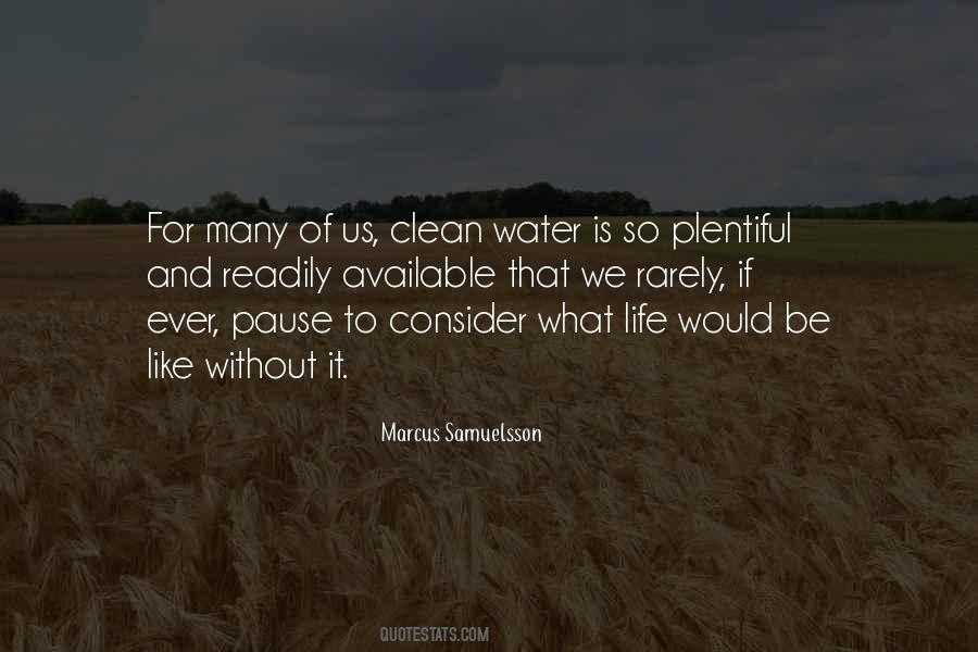 Quotes About Life Without Water #1816613