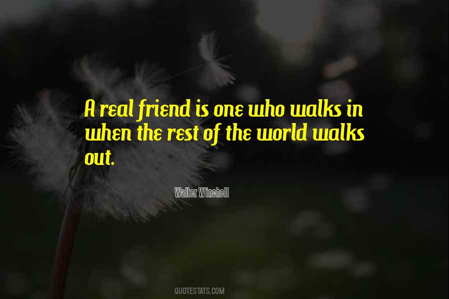 Quotes About A Real Friendship #1394973