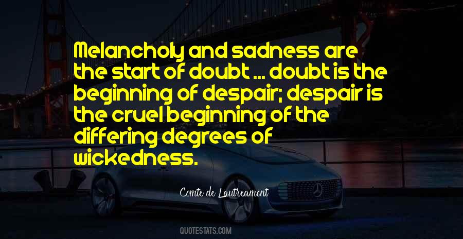 Quotes About Sadness And Despair #1294320