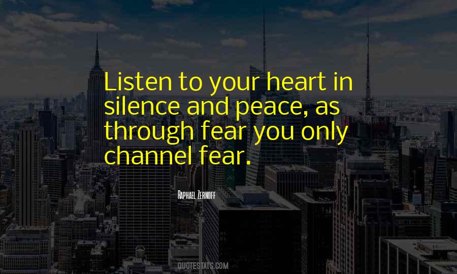 Quotes About Peace In Your Heart #1408667