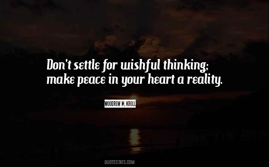 Quotes About Peace In Your Heart #1417242