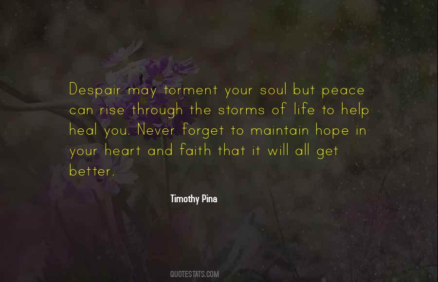 Quotes About Peace In Your Heart #1685693