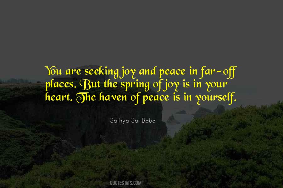 Quotes About Peace In Your Heart #1697893