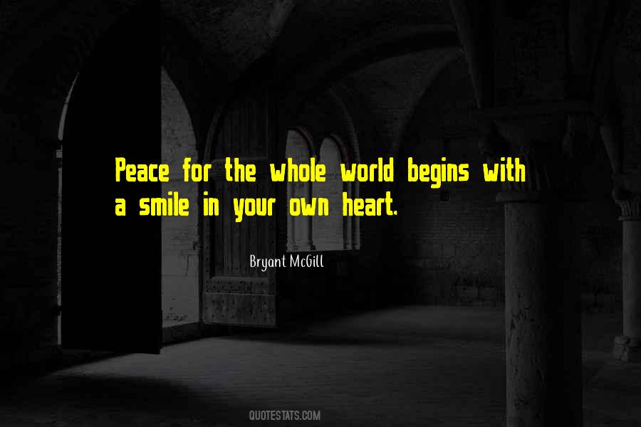 Quotes About Peace In Your Heart #277221
