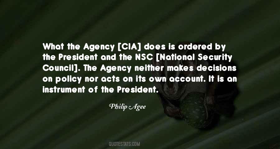 Quotes About Agency #1316064
