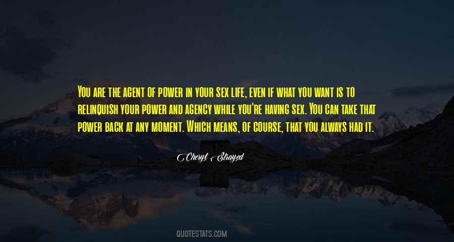Quotes About Agency #1339993