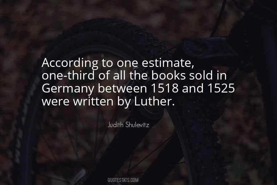 Quotes About Luther #1247368