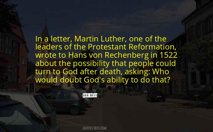 Quotes About Luther #1379403