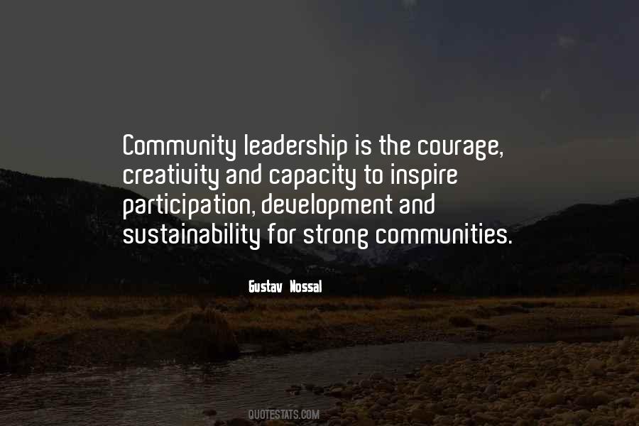 Quotes About Communities #1589055