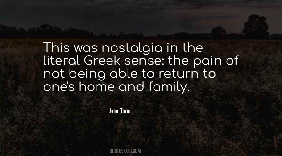 Quotes About Return Home #159680