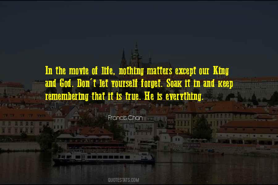 Quotes About Nothing Matters #1075228