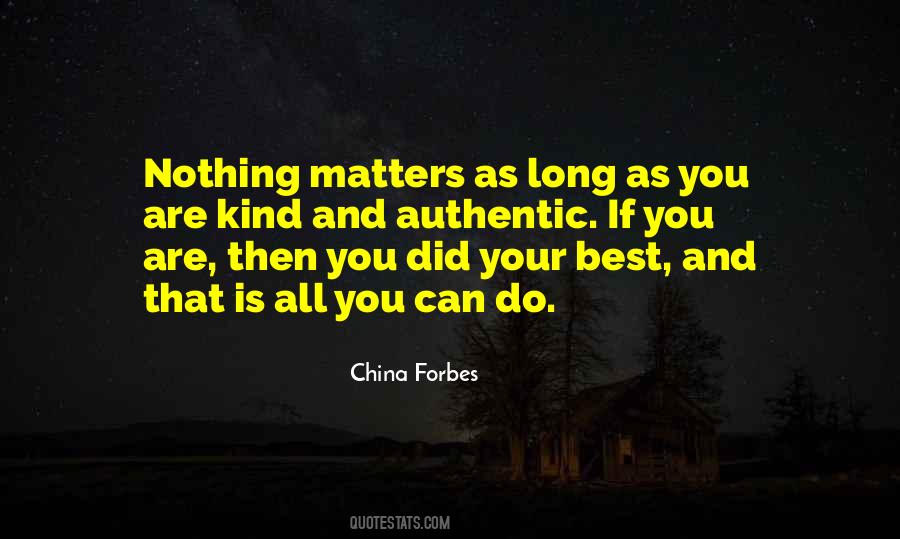 Quotes About Nothing Matters #446938