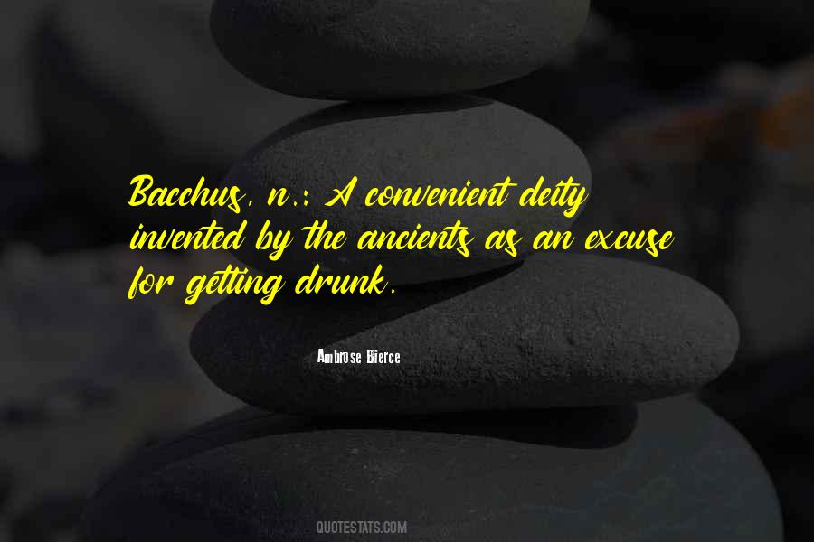 Quotes About Bacchus #1203130