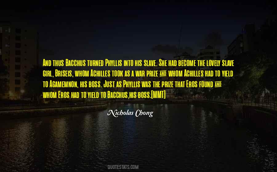Quotes About Bacchus #397710