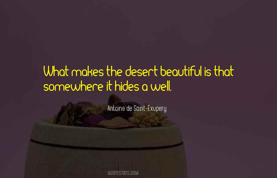 Beautiful Desert Quotes #483705