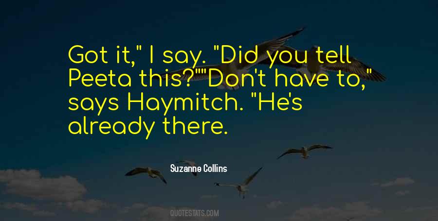 Quotes About Haymitch #1061884