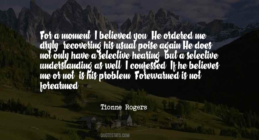 Forewarned Is Quotes #1127565