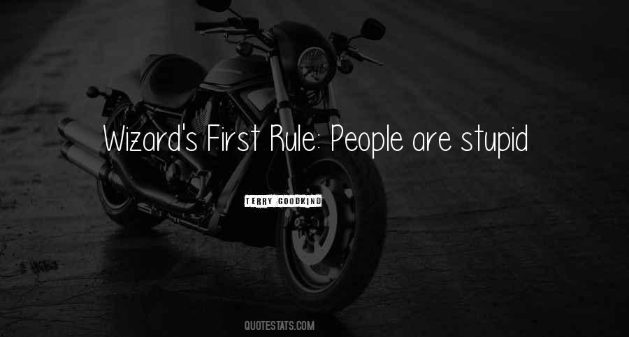 Wizard S First Rule Quotes #729515