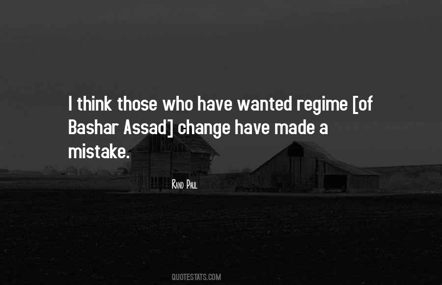 Quotes About Regime Change #630719