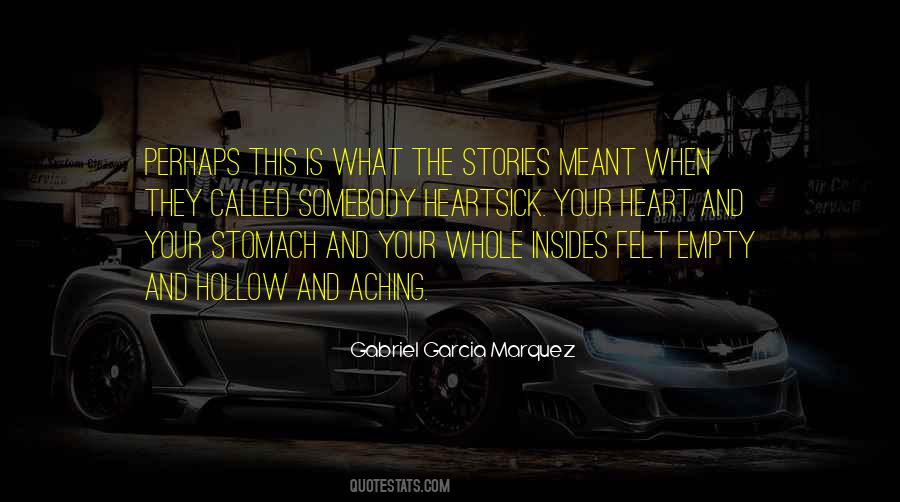 Quotes About Empty Stomach #266860